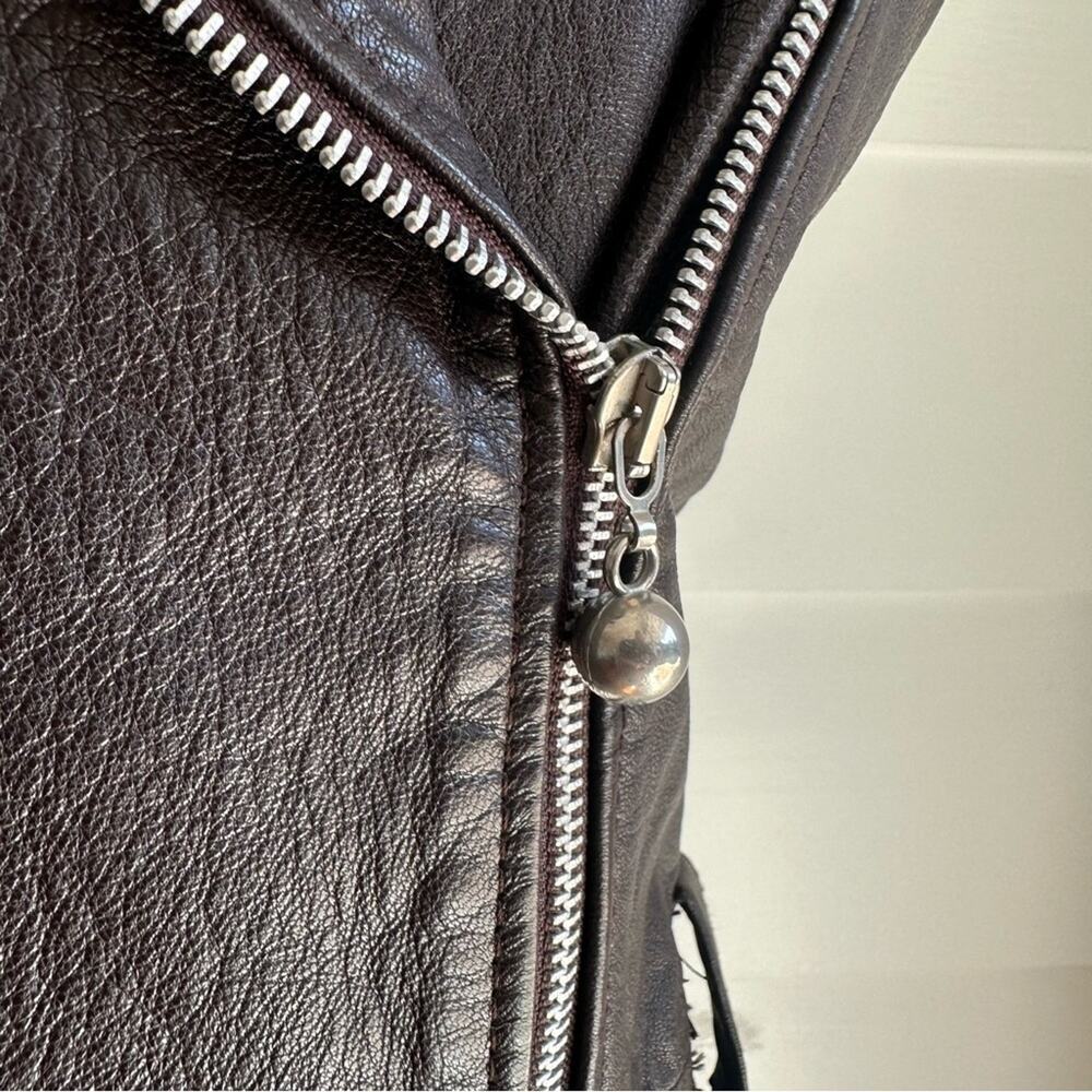 Vintage Italian Leather Vest with Studs by San Dino - Picture 6 of 11